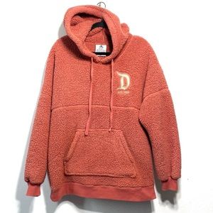 Disney Pink Gold Sherpa Hoodie Spirit Jersey